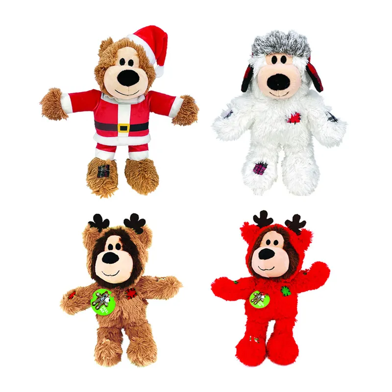 KONG Holiday Wild Knots Bear Assorted Styles
